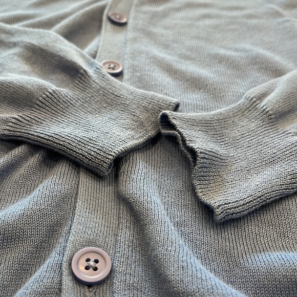 NEW H&M Divided | Schoolgirl Style Varsity Cardigan | 100%‎ Cotton | Blue | XS - Picture 4 of 8